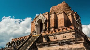Chiang Mai, Tayland bir tapınağın Gündüz timelapse