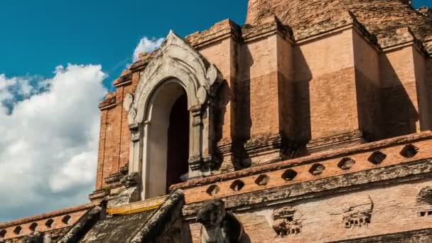 Dia timelapse de um templo em Chiang Mai, Tailândia — Vídeo de Stock