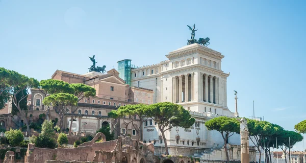 Ruïnes van het Forum Romanum — Stockfoto