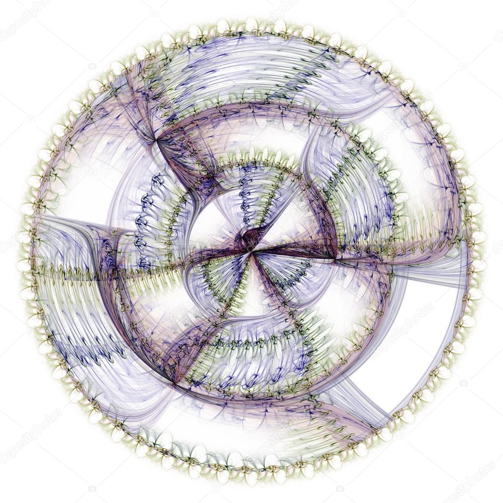 Abstract radial background