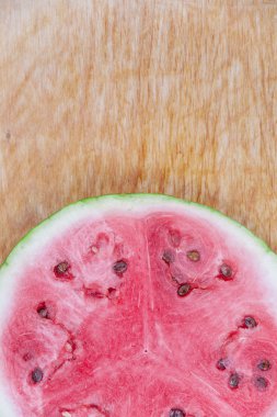 Karpuz ahşap üzerine