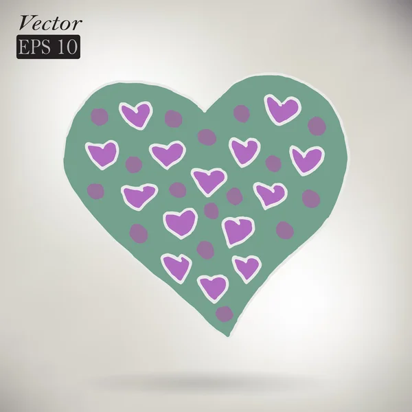 Corazón — Vector de stock