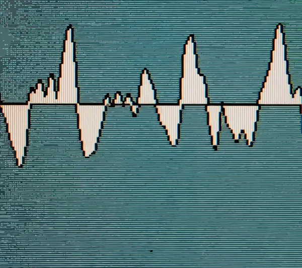 Forma de onda colorida — Archivo Imágenes Vectoriales