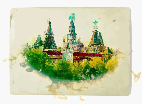 Izmaylovo Kremlin — Archivo Imágenes Vectoriales