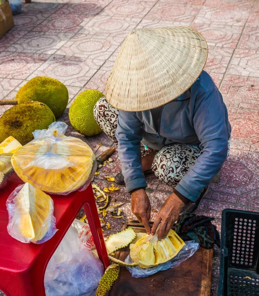 Vietnam sokak satıcısı — Stok fotoğraf
