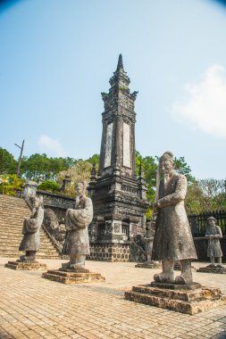 Hue, Vietnam için İmparator Khai Dinh Türbesi.