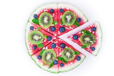 Karpuz pizzaya beyaz