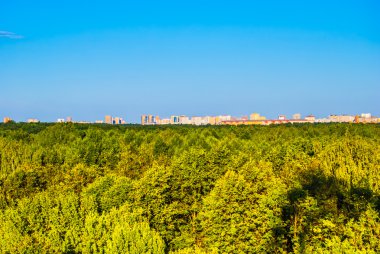 Şehir binaları ile manzara