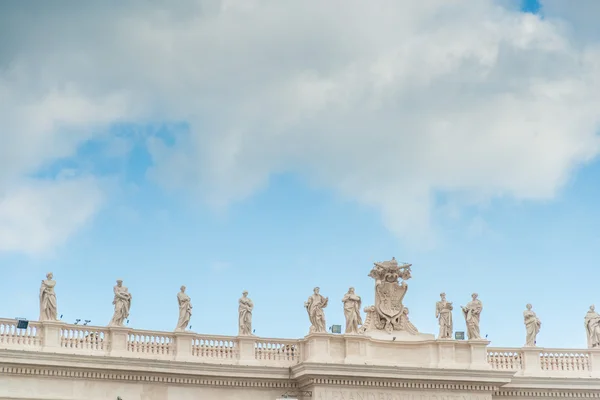 Detalle arquitectónico de la columnata en Vaticano - Roma, Italia — Foto de Stock