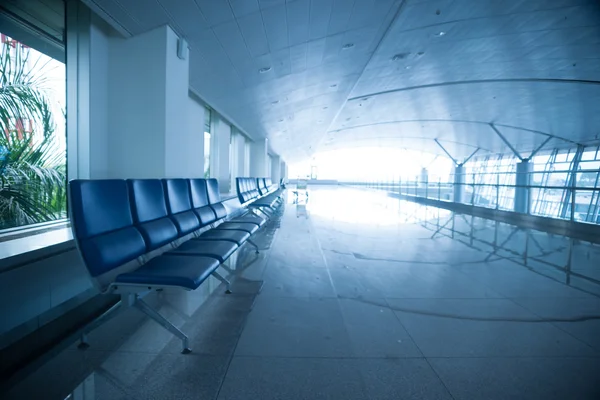 Airport waiting area — Stock Photo, Image