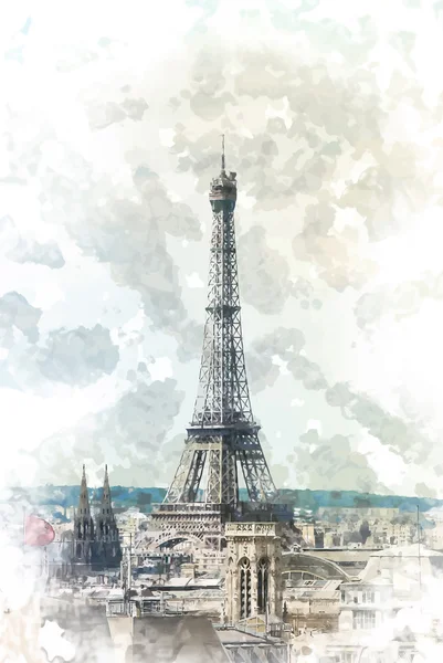 Torre Eiffel — Archivo Imágenes Vectoriales