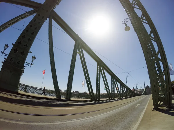 Frihetsbro i Budapest — Stockfoto