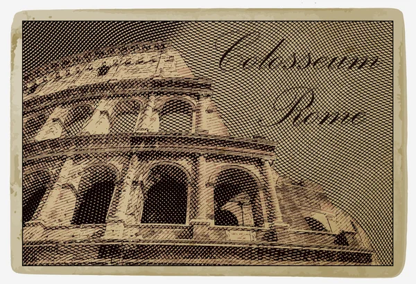 Coliseo, Roma — Vector de stock