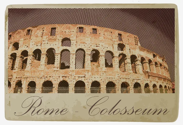 Coliseo, Roma — Vector de stock