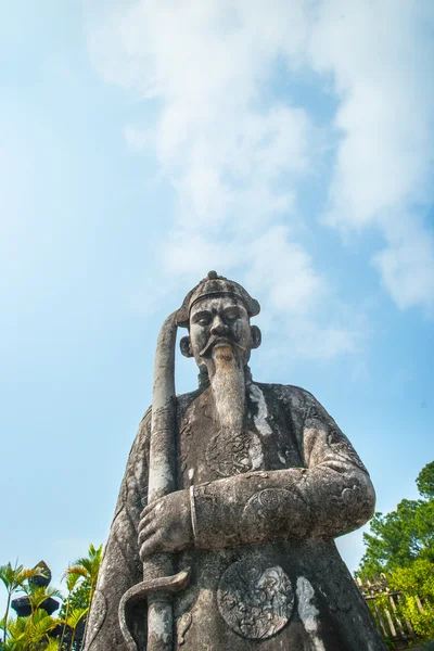 Tomb of Khai Dinh emperor in Hue, Vietnam. — Stock Photo, Image