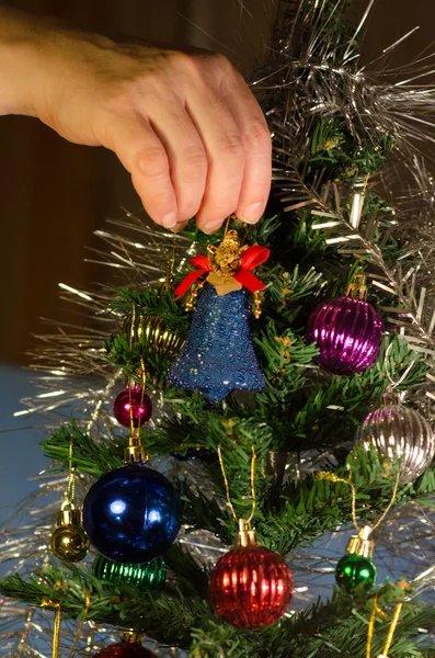 Kerstboom decoratie — Stockfoto