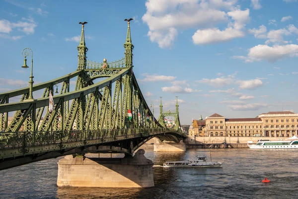 Liberty Bridge in Budapest — Stock Photo, Image