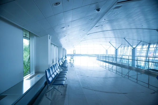 Airport waiting area — Stock Photo, Image