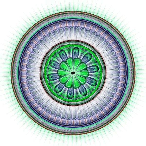 Composition de la grille radiale abstraite — Image vectorielle