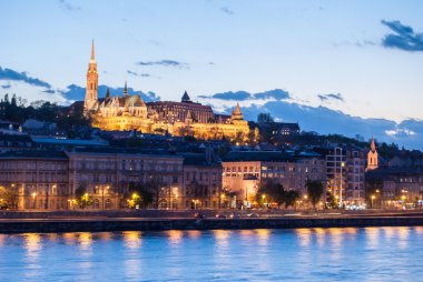 Budapeşte Macaristan gece