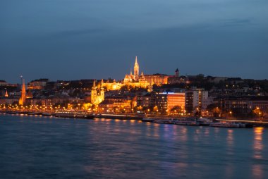 Budapeşte Macaristan gece