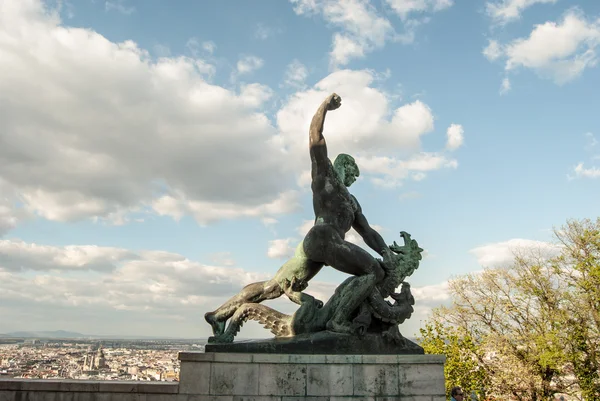 Freiheitsstatue von Budapest — Stockfoto