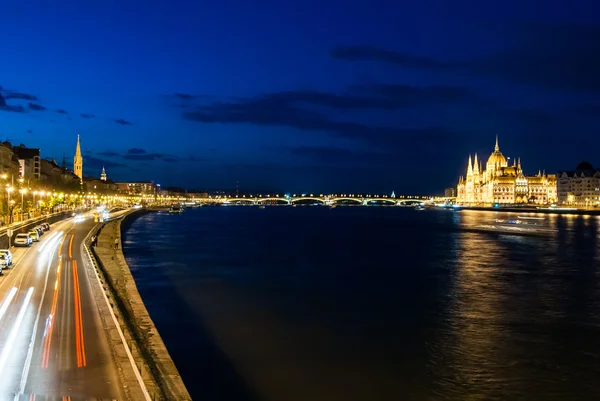 Budapest Cityscape at night. — Stock Photo, Image