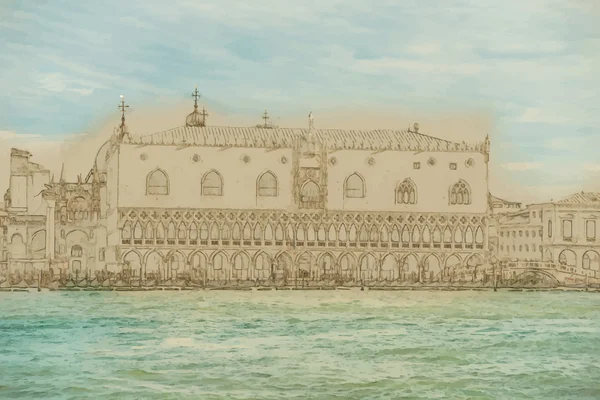 San Piazza di marco — Archivo Imágenes Vectoriales