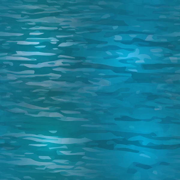 Textura de agua realista. Patrón sin costura — Vector de stock