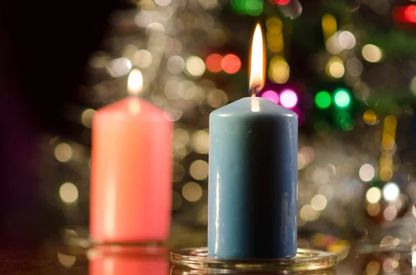 Christmas candles — Stock Photo, Image