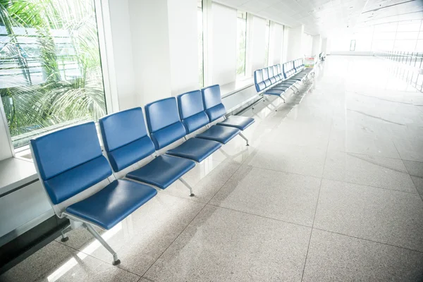 Airport waiting area — Stock Photo, Image