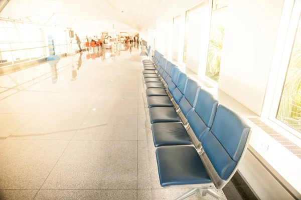 Airport waiting area — Stock Photo, Image