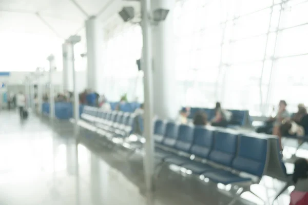 Blurred photo of an airport terminal. — Stock Photo, Image