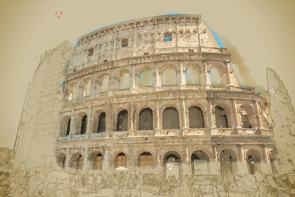 Colosseum, Rome — Stockvector