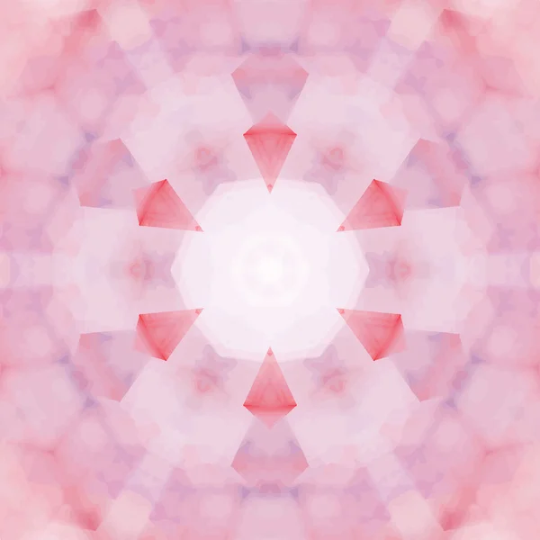 Abstract kaleidoscopic pattern. — Stock Vector