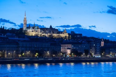Budapeşte Macaristan gece