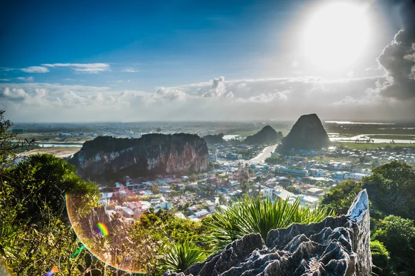 Uitzicht op de Marmeren bergen, Da Nang, Vietnam — Stockfoto