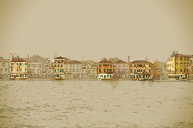 Giudecca Adası'nın panoramik görünüm