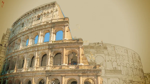 Koloseum, Rzym — Zdjęcie stockowe