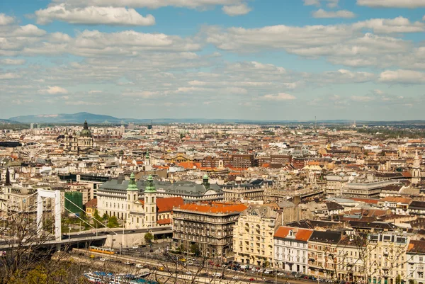 Stadsgezicht van Boedapest — Stockfoto