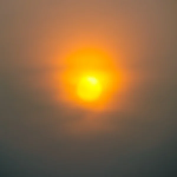 Solen vid solnedgången — Stock vektor