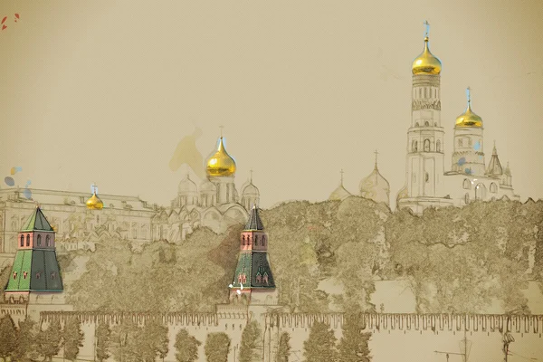 Кремль в Москве — стоковое фото