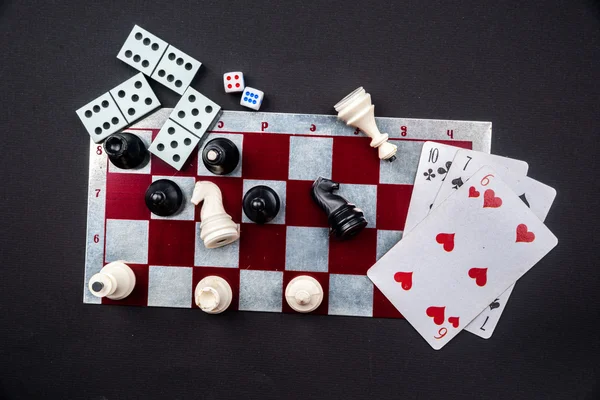Çeşitli masa oyunları — Stok fotoğraf