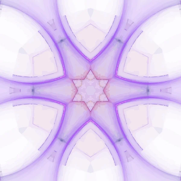Abstraktní kaleidoskopický vzor. — Stockový vektor