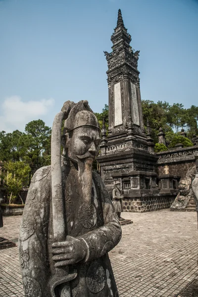 Grab des khai dinh Kaisers im Farbton, Vietnam. — Stockfoto