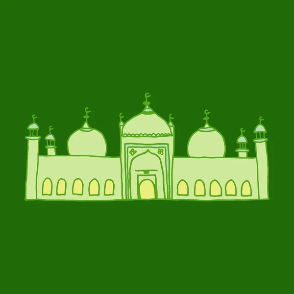 Gekritzel von Moscheen — Stockvektor
