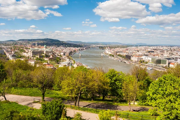 Panoráma města Budapešť — Stock fotografie