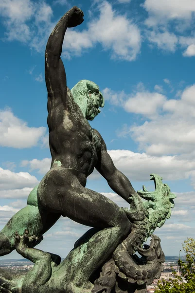 Estatua de la libertad de Budapest — Foto de Stock