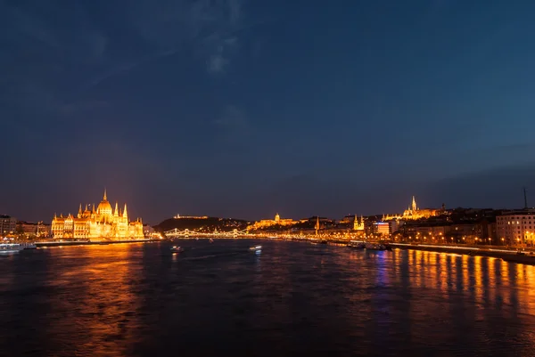 Budapest Cityscape at night. — Stock Photo, Image