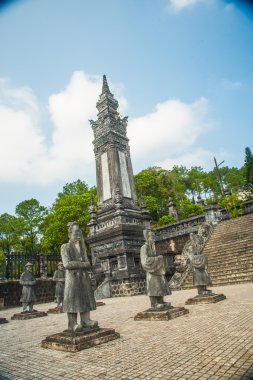 Hue, Vietnam için İmparator Khai Dinh Türbesi.